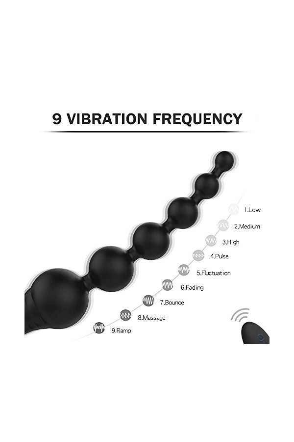 Māsséur de Prộstàté Anale Perles Plug Trainer ＶîbroＭasseur Plúg Anàlé Vîbrant Gód Vîbro Análé Séx Plùg Vîbrant Homme Prostàté