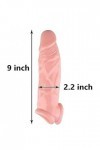 CWT Gaine Penien réaliste Manchon de verrouillage pour homme Penis Crystal Manchon de pénis pour hommes Thread Extension Cock