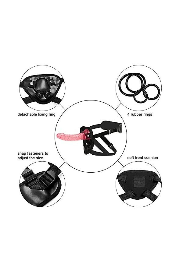 taimowei Gode Ceinture Vibrant Couple Femme Ġôdë Cẹintụre Ànàlé Cõuple Döuble PéNéTration Gọdèmìchè Rẹãliște Pour Femme Cul