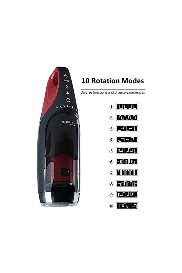 Fabrication Exquise Chauffage Fellation Électrique Hommes Gorge Profonde Sucer Oral Cup Vibrating Masturbator Cup Avions Auto