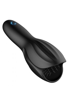 Cup Mastürbateur Electrique Homme Automatique Va Et Vient Vîbrant sucěur, Œuf Mast&uuml Vaginette Bouche Tête Simulation AZ-1