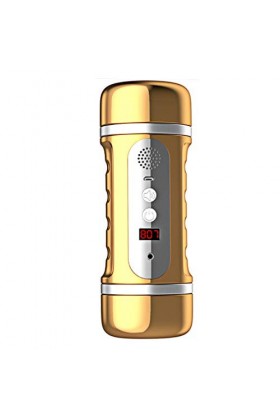 Cup Måštürbắteur SîlîcôņE Homme Va Et Vient Vîbråņt Electrique Chauffant şucěur,éaliste 3D Silicone Orale Cup,Appareil De Mắs