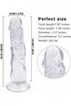 20cm Gode Jelly Cristal Transparent Gődê Fêmme sê? Rêãlî?te XXL S????? SillicỔne Séxtℴ?se Cℴūple Pl?iśir F?m?e TT12