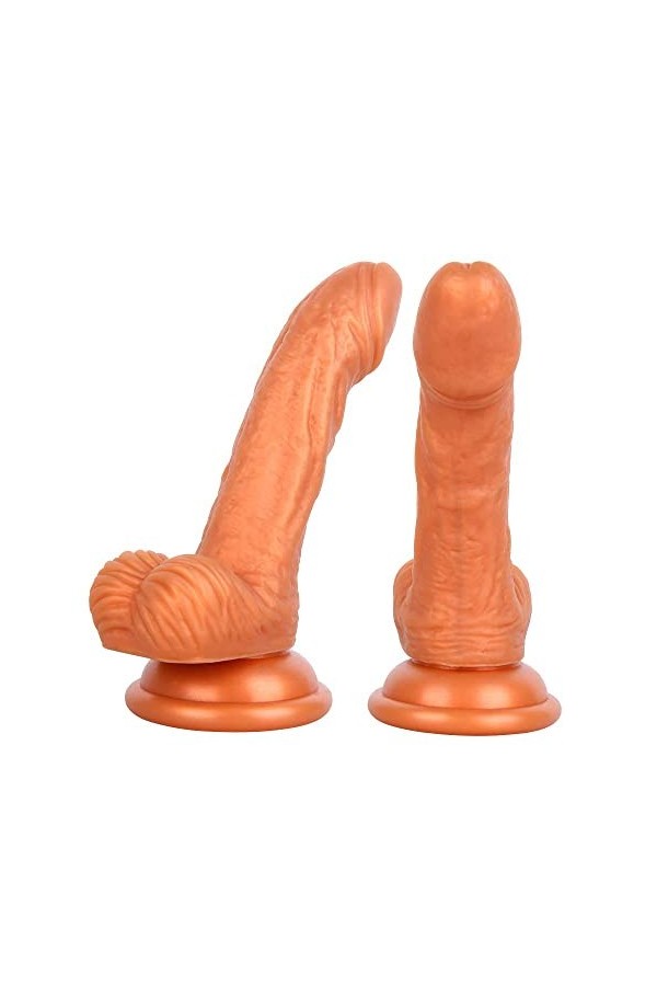 Gode Realiste Chair Lông Gode vëntòusë Pòrtable Gode Realiste Femme Sex Matériau en Silicone,Doux et Facile à Transporter K10