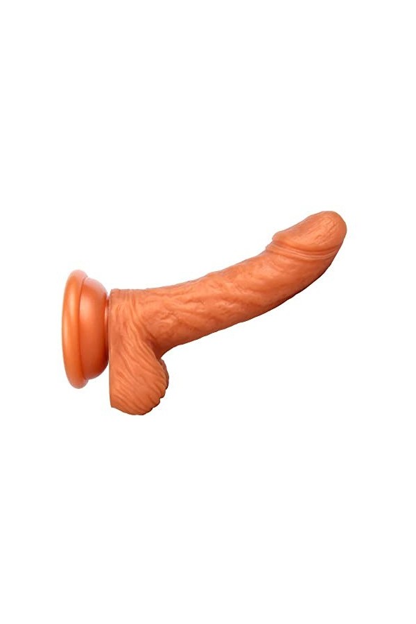 Gode Realiste Chair Lông Gode vëntòusë Pòrtable Gode Realiste Femme Sex Matériau en Silicone,Doux et Facile à Transporter K10