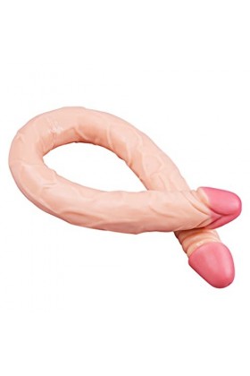 Godes à double extrémité DOUBLE GODE ŠÈẊ GODE RÉALISTE LESBIEN,GODE FLEXIBLE À PÉNIS TRÈS LONG DONG